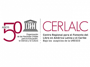 Logo commemorating 50 years of CERLALC