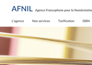 AFNIL logo and website, containing text and a book image