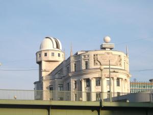 The Urania Sternwarte building in Vienna, Austria