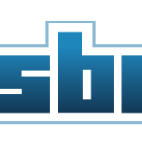 The letters I S B and N in blue with a white border, comprising the ISBN logo