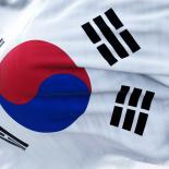 Copyright: rarrarorro/Shutterstock The flag of Korea Republic waving in the breeze