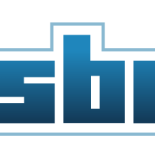 The letters I S B and N in blue with a white border, comprising the ISBN logo